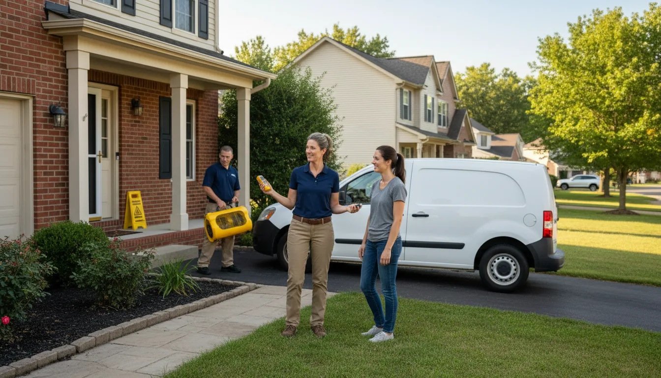 Water restoration image for Dehumidification And Cleanup Services in Cedarhurst, NY